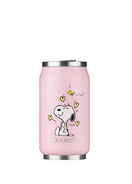Enjoy Snoopy Pembe Çelik Termos 280 ml