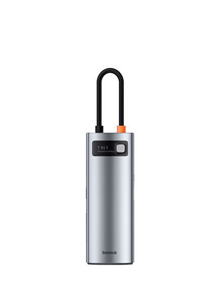 PioneerJoy 8 in 1 Type-C Gri Hub Adaptör WKYY030313