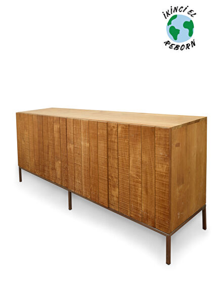 Kahverengi Masif Tik Konsol