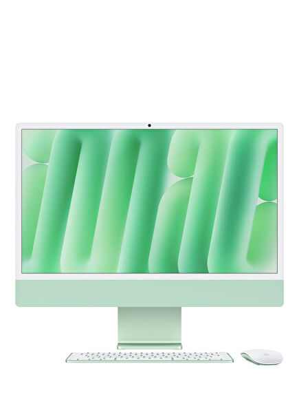 iMac 24" Retina 4.5K M4 Çip 10-Core CPU 10-Core GPU 16GB RAM 256GB SSD Yeşil All İn One PC MWUY3TU/A