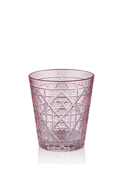 Gloria Pink Glass Whiskey Glass