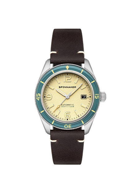 SP-5055-0G Kahverengi Deri Erkek Kol Saati