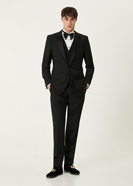 Martini Black Wool Tuxedo