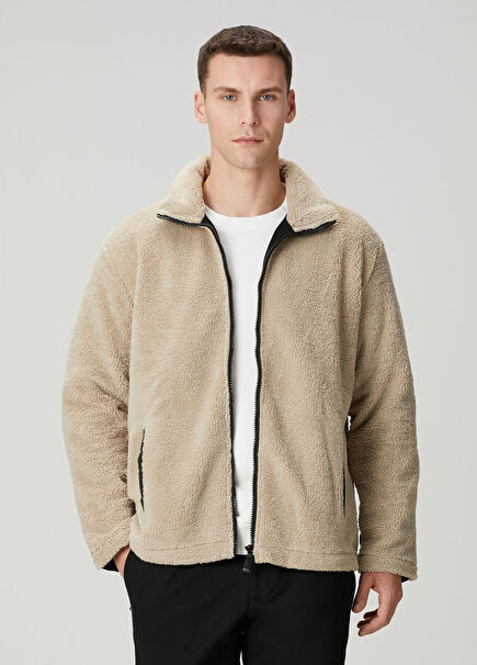 Bej Sherpa Ceket