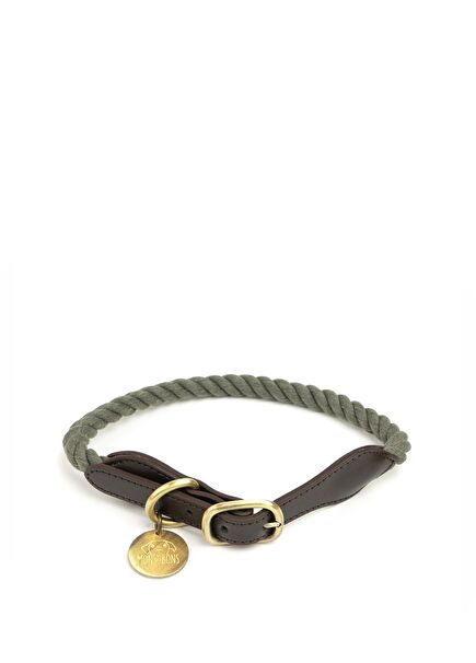 Classy Yoko Haki Köpek Boyun Tasması