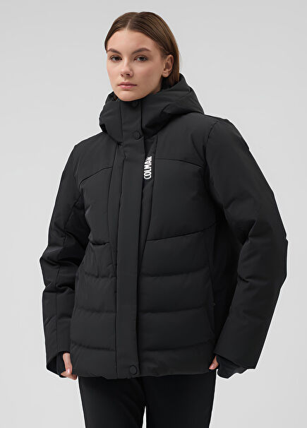 Flexible Black Kadın Kayak Montu