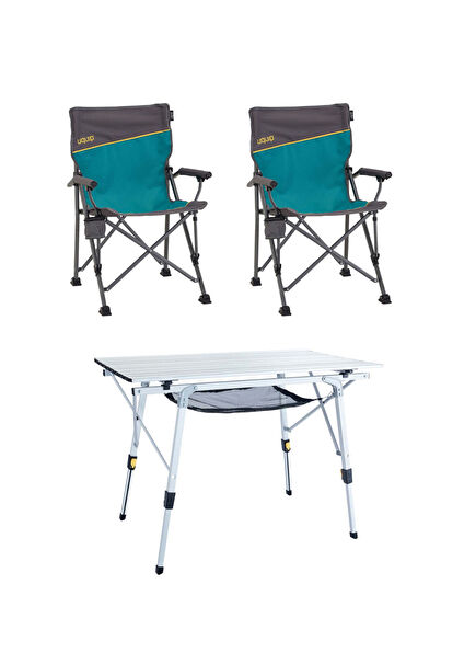 Set Boldy 3'lü Kamp Masa Sandalye Seti