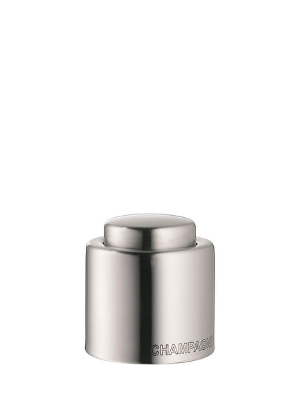 Matte Silver Steel Prosecco Champagne Stopper