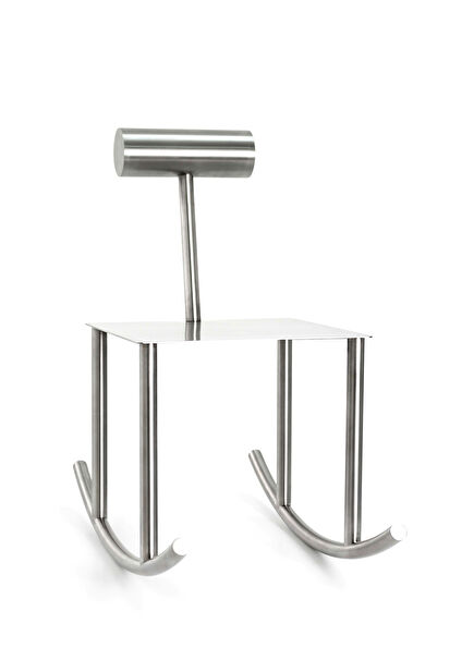 Rock-E Chrome Metal Chair