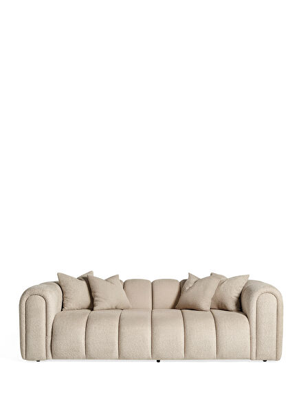 Rui Comfort Bej Üçlü Kanepe