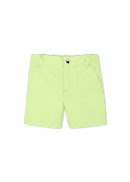 Anise Green Italian Baby Boy Twill Shorts