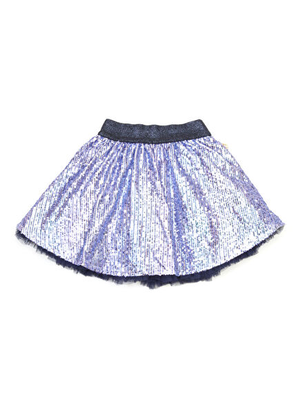 Çok Renkli Kız Çocuk Payetli Etek
