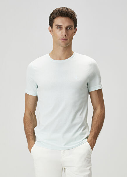 Açık Mavi Basic T-shirt