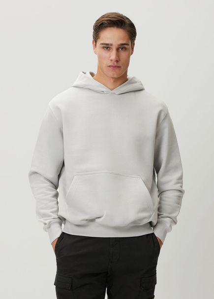 Grey Hooded Sweatshirt