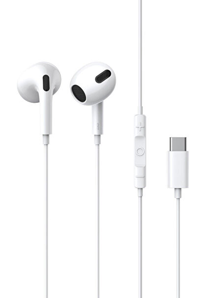 Encok C17 Type-C White Wired In-Ear Headphones