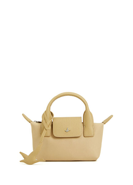 City Mini Bej Kadın Çanta