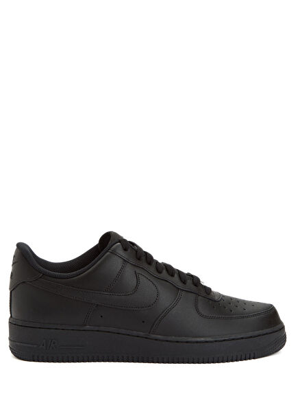 Air Force 1 '07 Siyah Erkek Deri Sneaker