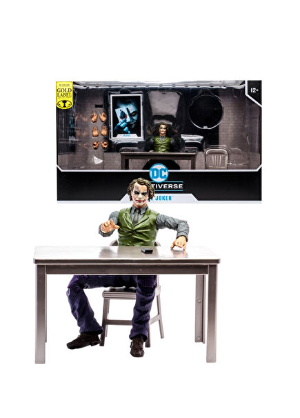 Batman The Dark Night - The Joker Interrogation Room Gold Label Figure Set
