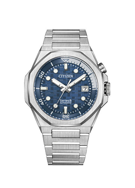 Series8 890 NB6060-58L Silver Unisex Wristwatch