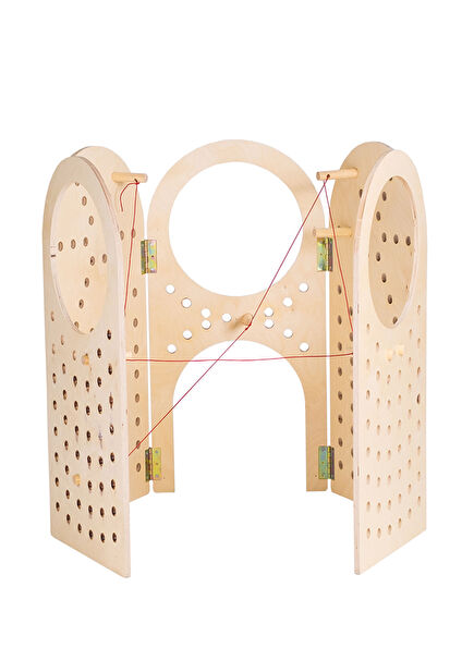 Montessori Peg Board Huş Ahşap Çocuk Aktivite Oyuncağı