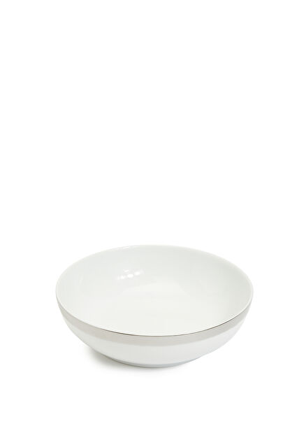 Odyssey Platinum White Porcelain Plate