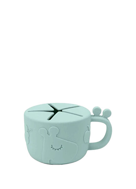 Raffi Blue Silicone Non-Spill 0+ Month Snack Container