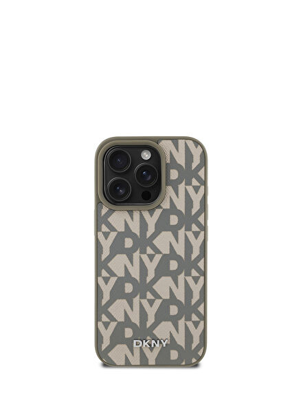 Grid Pattern iPhone 16 Pro Magsafe Uyumlu Telefon Kılıfı