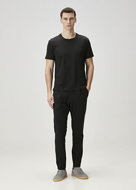 Black Pleated Pants