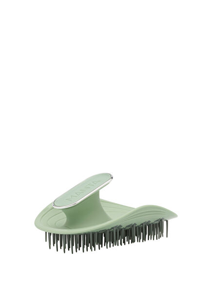 Original Serene Green White Gold Brush for Brittle Hair and Sensitive Scalp