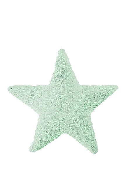 Star Mint Pamuklu Yastık 54 x 54 cm