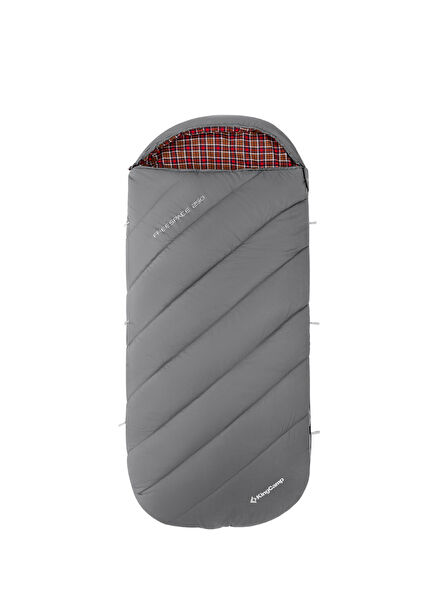 FreeSpace 250 Relax -8°C Sol F. D.Grey Single Large Sleeping Bag 