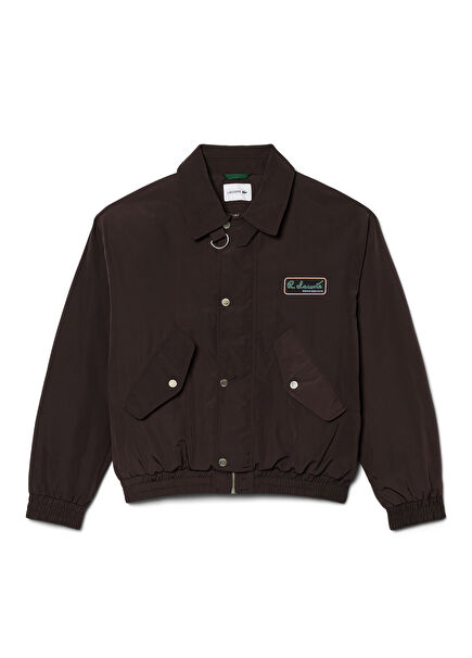 Kahverengi Classic Fit Erkek Bomber Ceket