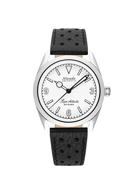 Super Antarctic 3.6.9 32067A10 Black Leather Men's Watch