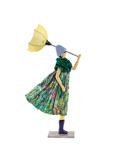 Heruka Green Yellow Wooden Lampshade