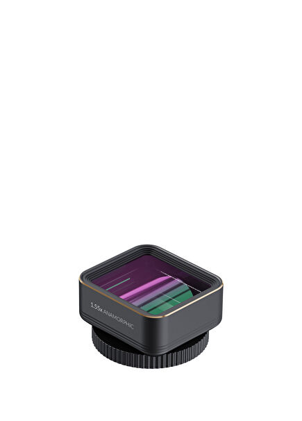 LensUltra 1.55x Anamorfik Lens, 1.55x Büyütme 120° Geniş Açı, Ultra Geniş En-Boy Oranı Flare Efekti Akıllı Telefon Kamera Lensi