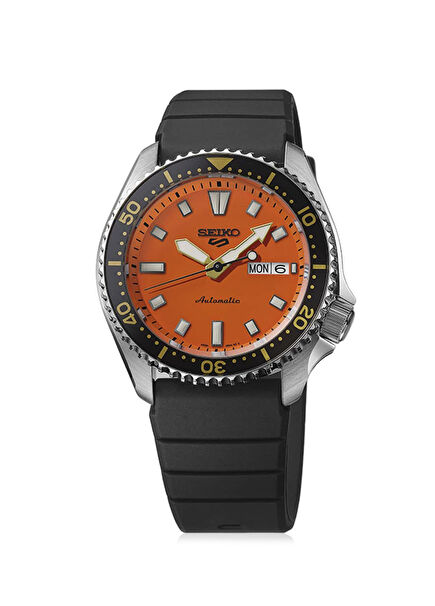 5 S5-SRPL89K Black Silicone Men's Wristwatch
