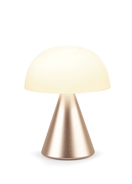 Mina Altın Rengi Büyük Boy Led Masa Lambası