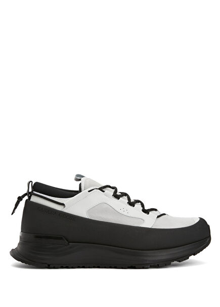Glacier Siyah Beyaz Kadın Deri Sneaker