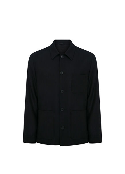 Chiari Navy Blue Men's Buttoned Jacket