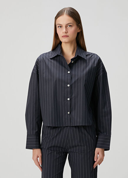 Black Striped Shirt