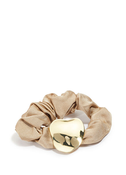 Bej Lastikli Kadın Toka