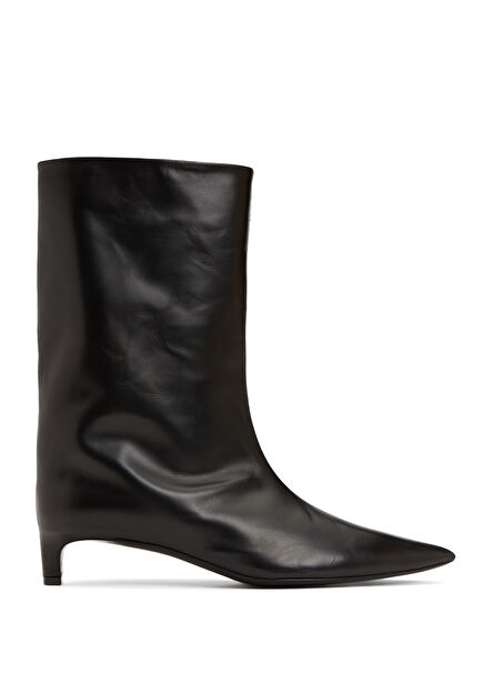 Siyah Kadın Deri Bot