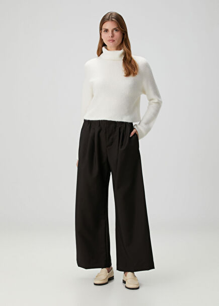 Kahverengi Yün Pantolon