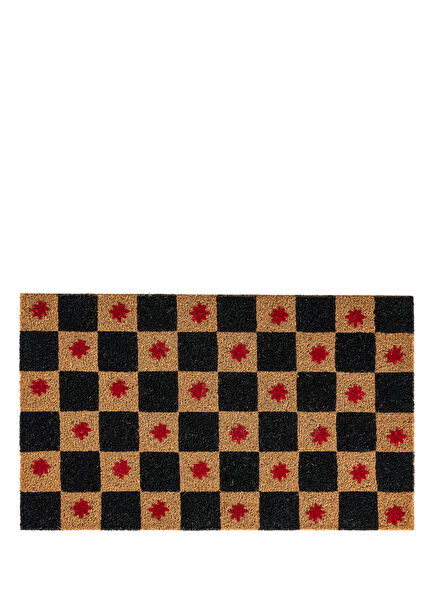 Kerala Coır Black Doormat 45 x 75 cm