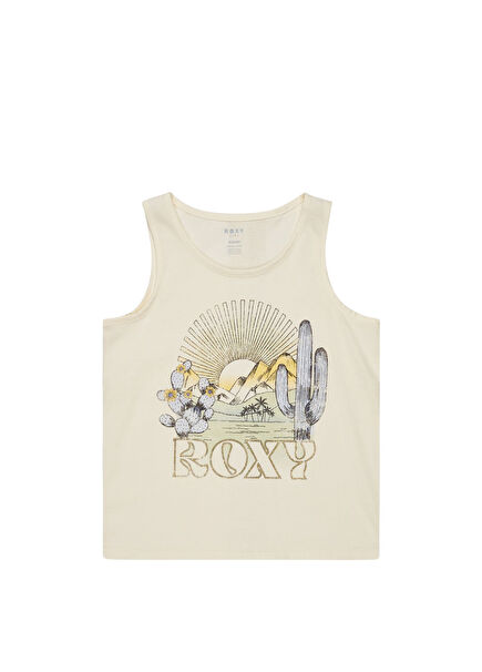 There Is Life Vintage White Girls' Sports Tank Top