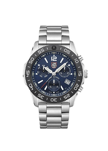 XS.3144 Metalik Gri Çelik Erkek Kol Saati