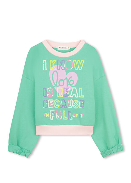 Green Girls Sweatshirt