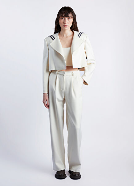Sail Ecru Women's Short Jacket