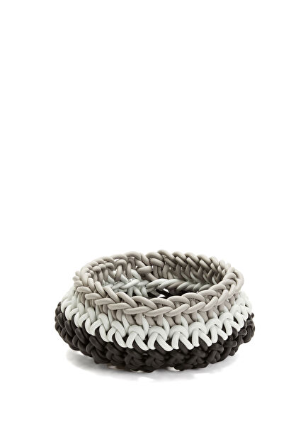 Classico Colorblocked El Yapımı Tığ İşi Sepet