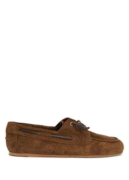 Taba Kadın Süet Loafer
